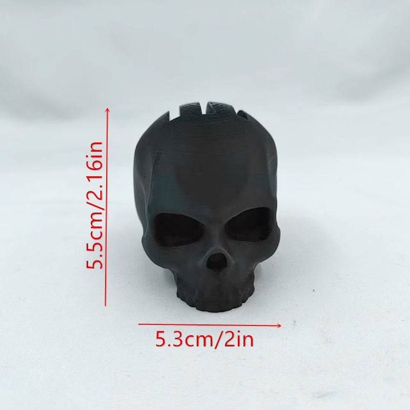 3D Printed Mohawk Skull Guitar Pick Holder - Durable ABS, Musical Instrument Accessory - Premium  from Lizard Vigilante - Just $10.99! Shop now at Lizard Vigilante