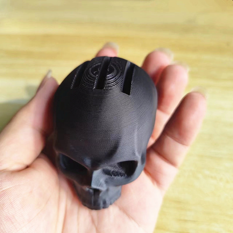 3D Printed Mohawk Skull Guitar Pick Holder - Durable ABS, Musical Instrument Accessory - Premium  from Lizard Vigilante - Just $10.99! Shop now at Lizard Vigilante