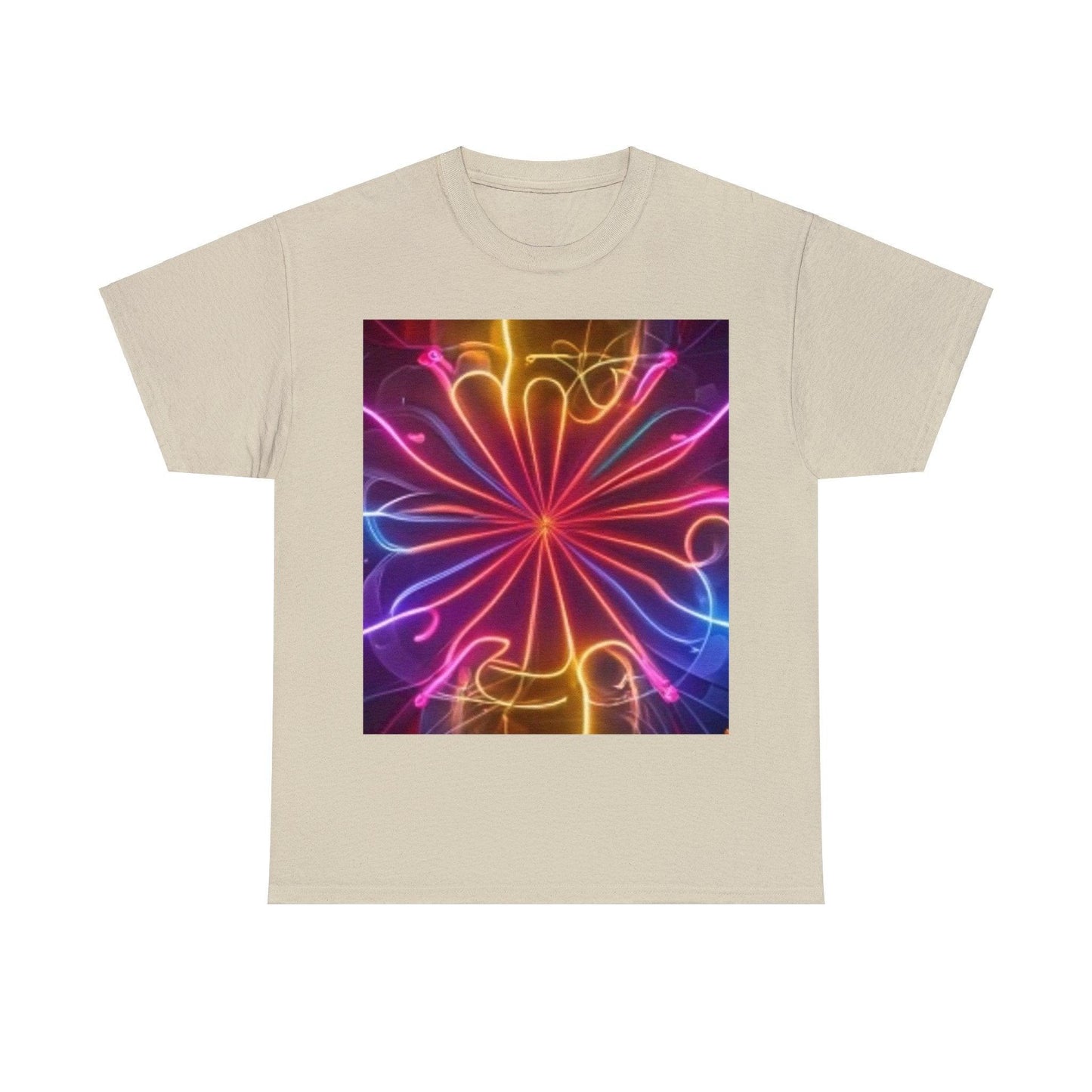 Neon Flower Unisex Heavy Cotton Tee - Lizard Vigilante