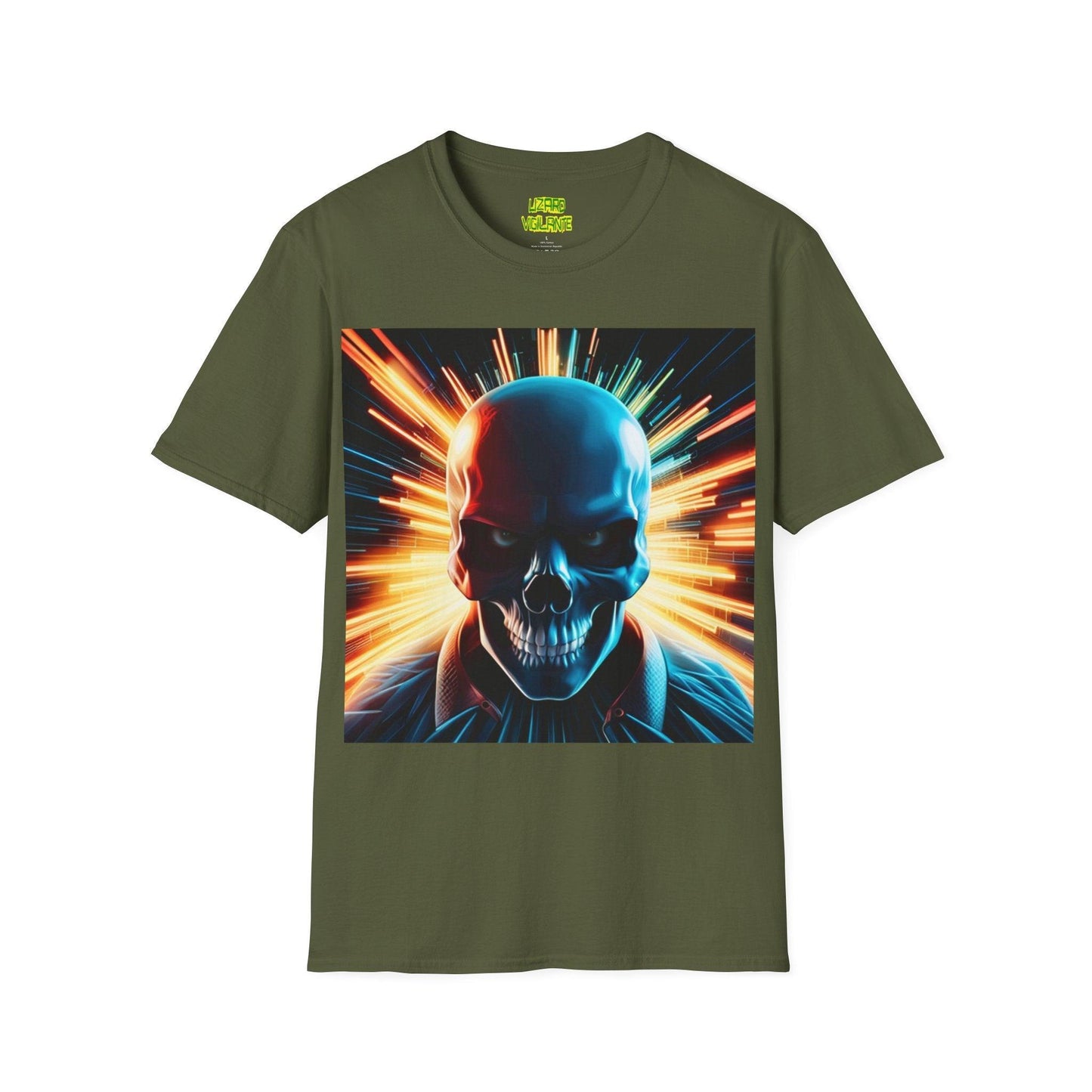 Skull Blaster Unisex Softstyle T-Shirt - Lizard Vigilante