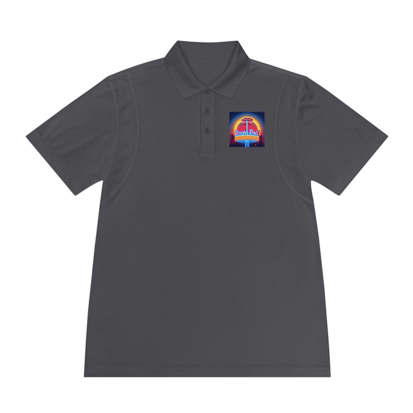 Rock & Roll Diner Men's Sport Polo Shirt - Lizard Vigilante