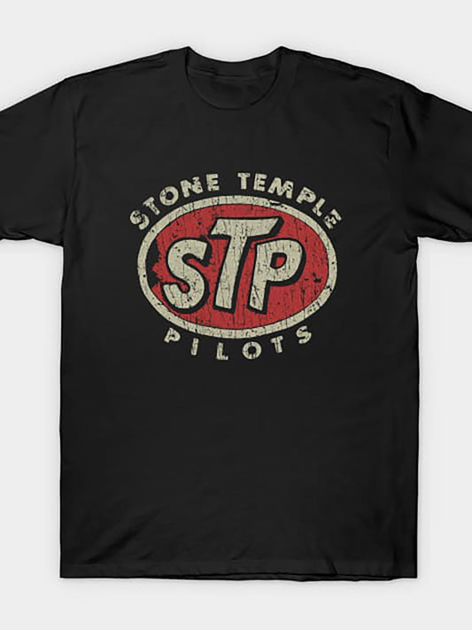 VINTAGE RETRO STYLE - Stone Temple Pilots 70s - Vintage T-Shirt, Novelty Clothing, Short Sleeves, Shirt for Daily Wear & Resort Style - Premium  from Lizard Vigilante - Just $29.99! Shop now at Lizard Vigilante