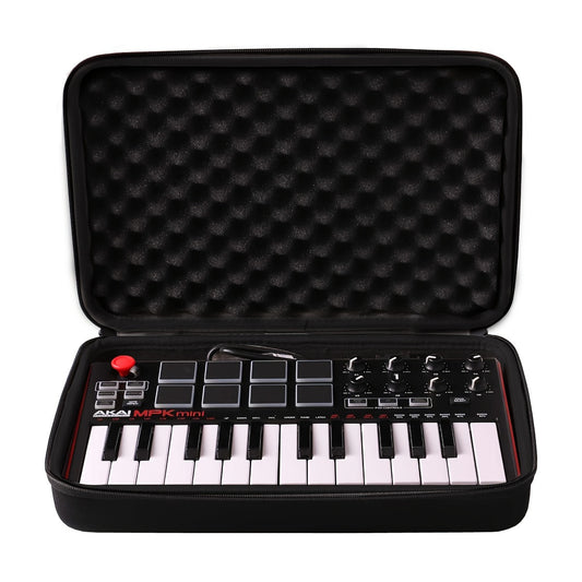 Akai Professional MPK Mini MK3/MKII Travel Case - Durable EVA Hard Shell Carrying Bag for 25-Key USB MIDI Keyboard Controller - Premium travel case from Lizard Vigilante - Just $28.99! Shop now at Lizard Vigilante