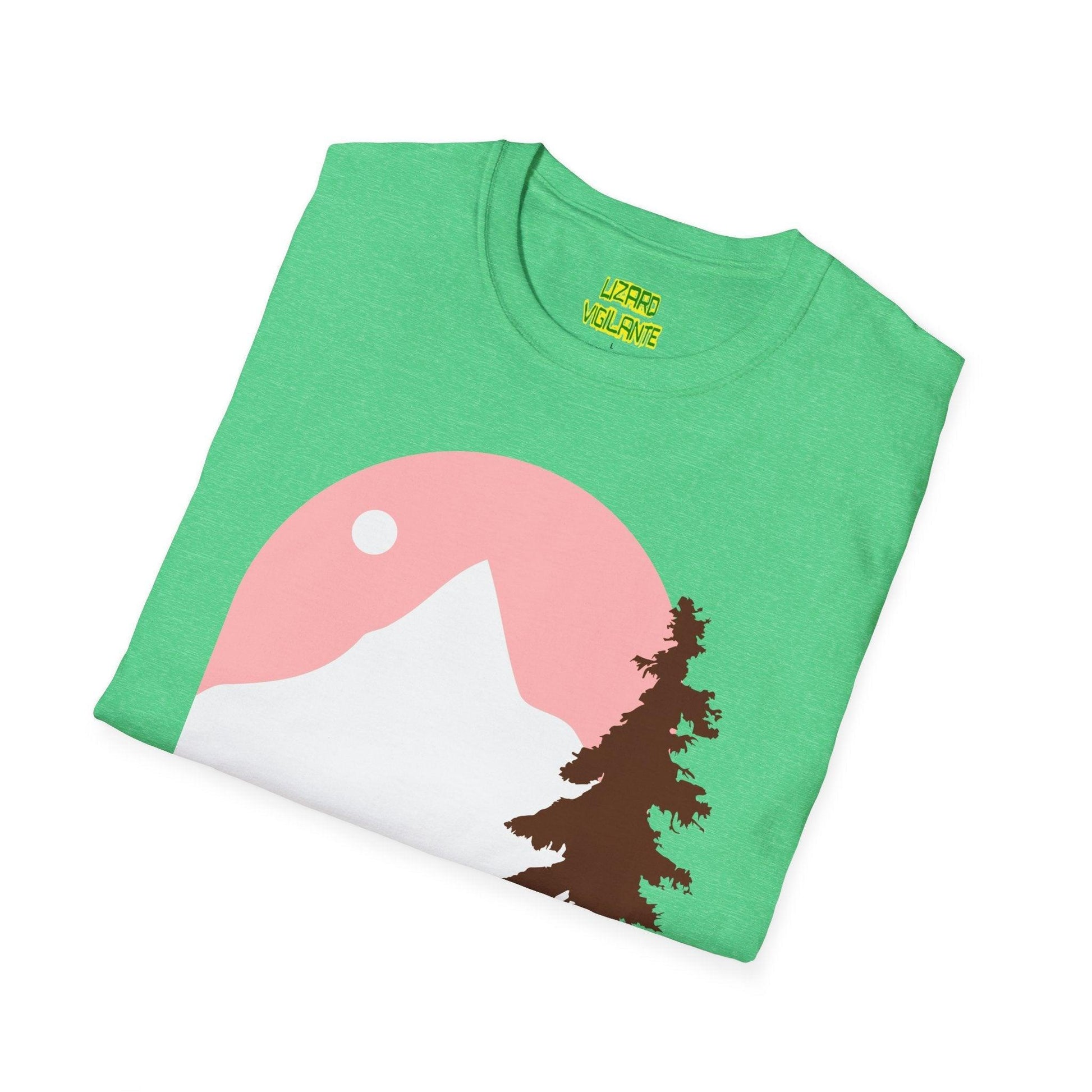 Mountain Wisc Unisex Softstyle T-Shirt - Lizard Vigilante