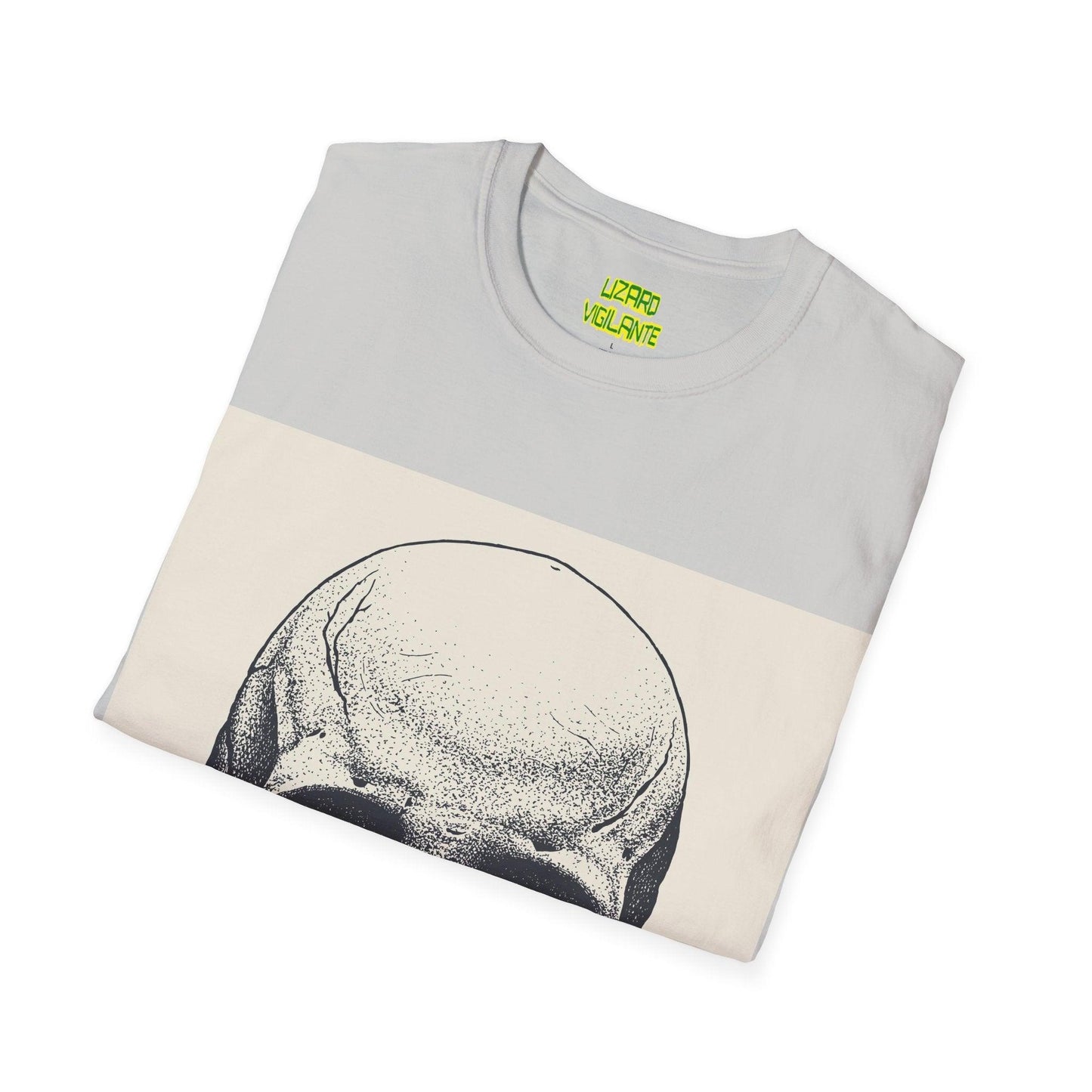 Skull No Jawbone Unisex Softstyle T-Shirt - Lizard Vigilante