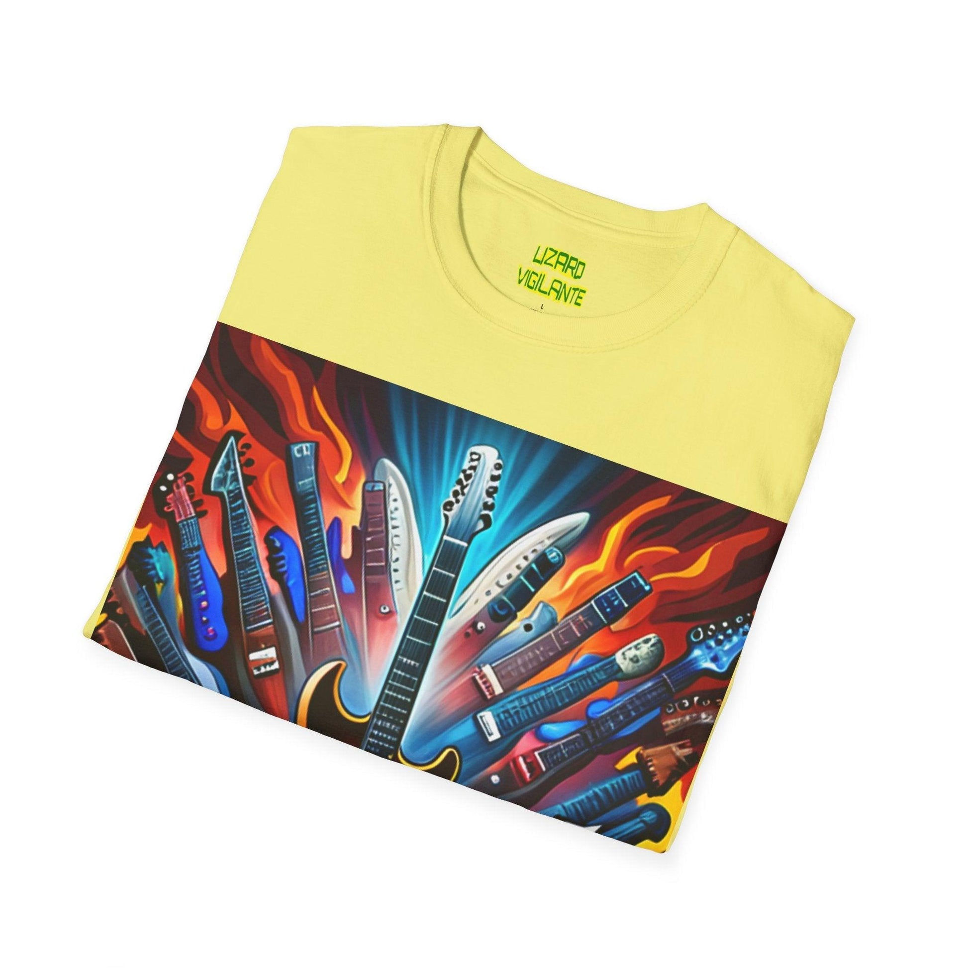 Electric Heroes Unisex Softstyle T-Shirt - Lizard Vigilante