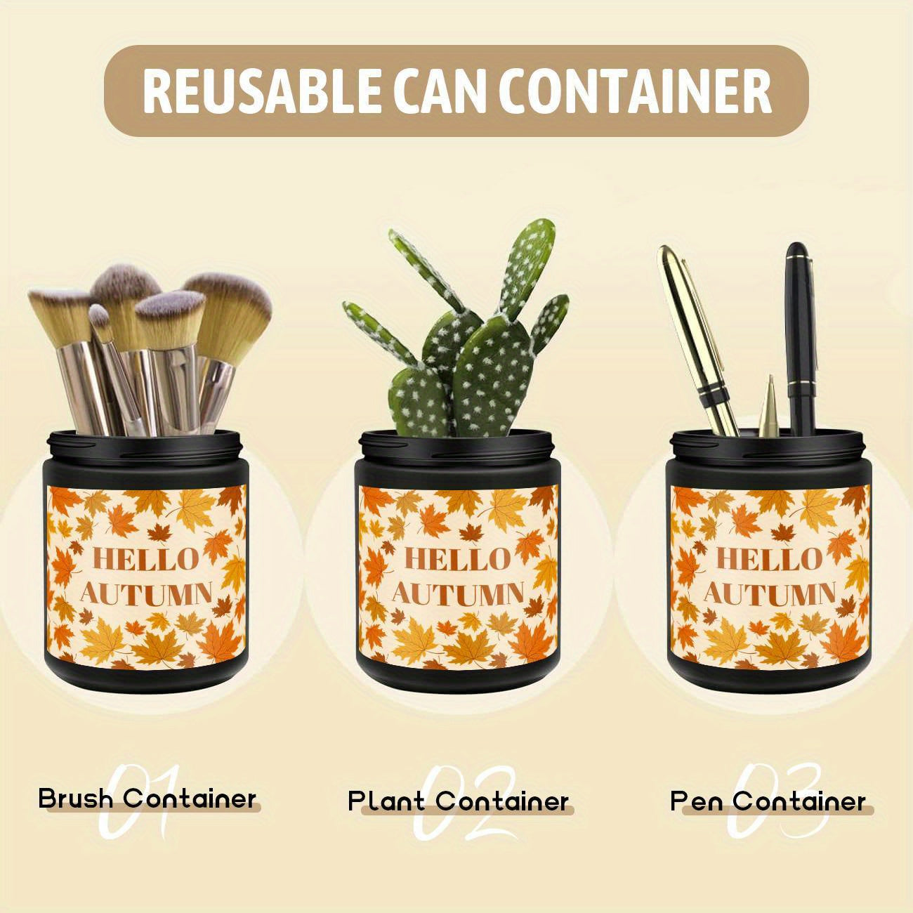 Autumn Harvest Scented Candle - Fall Themed, Orange Terracotta, Burnt Rustic Farmhouse Decoration, September to October, Thanksgiving Day Gift Idea for Home, Women, Men, Friends, Her, Mom, Wife, Grandma, Cute Essential Aesthe