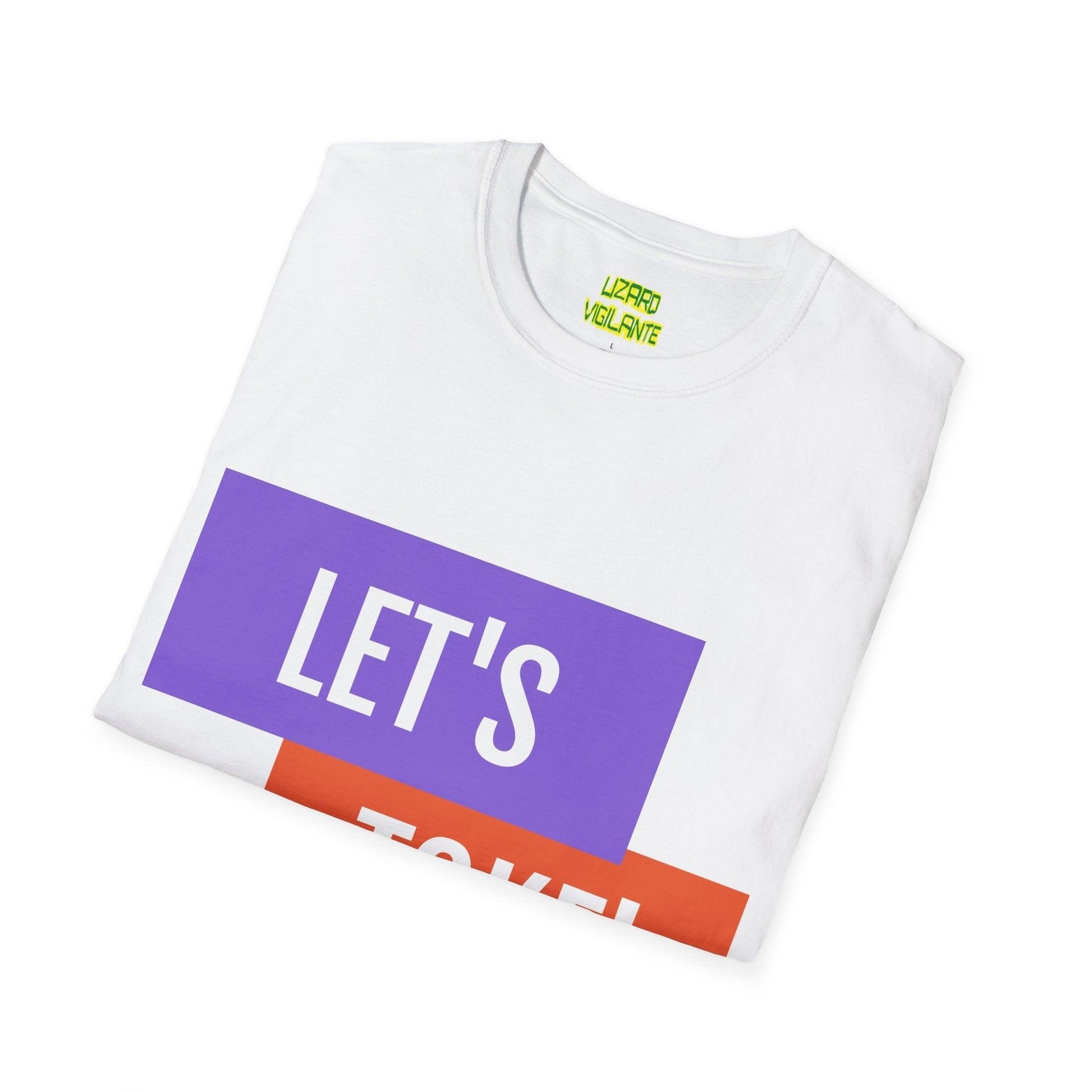 LET'S TOKE! Unisex Softstyle T-Shirt / Weed Tee - Lizard Vigilante