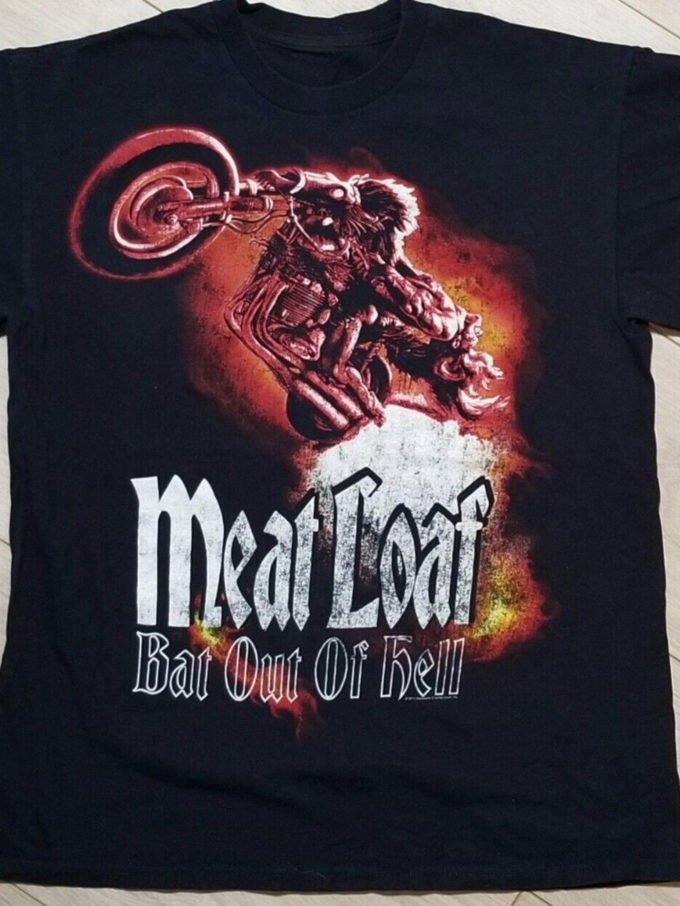 Vintage 2011 Meatloaf Bat Out of Hell T-Shirt - Retro Print Tee - Premium t-shirt from Lizard Vigilante - Just $26.99! Shop now at Lizard Vigilante