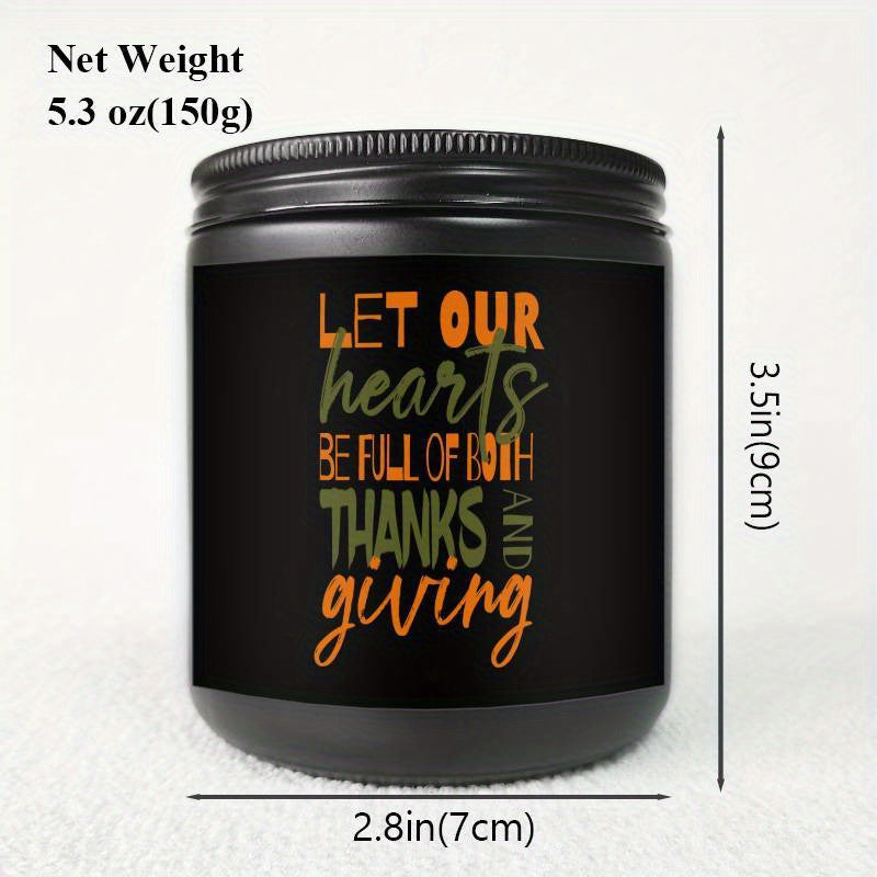 Lavender Scented Candle Happy Thanksgiving Day Gifts Idea For Boys Girls Men Women Mom Dad Husband Wife Friends Coworker Neighbor Him Her Guys Who Have Everything On Fall Sweet Essential Present