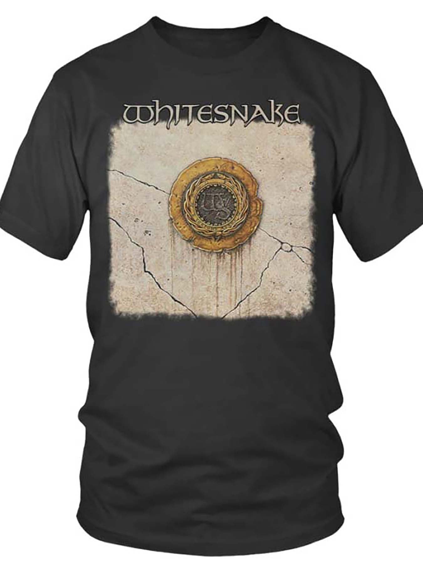 Whitesnake Hard Rock Men's Short Sleeve Graphic T-Shirt – Casual Style for Music Fans - Premium T-shirt from Lizard Vigilante - Just $26.99! Shop now at Lizard Vigilante