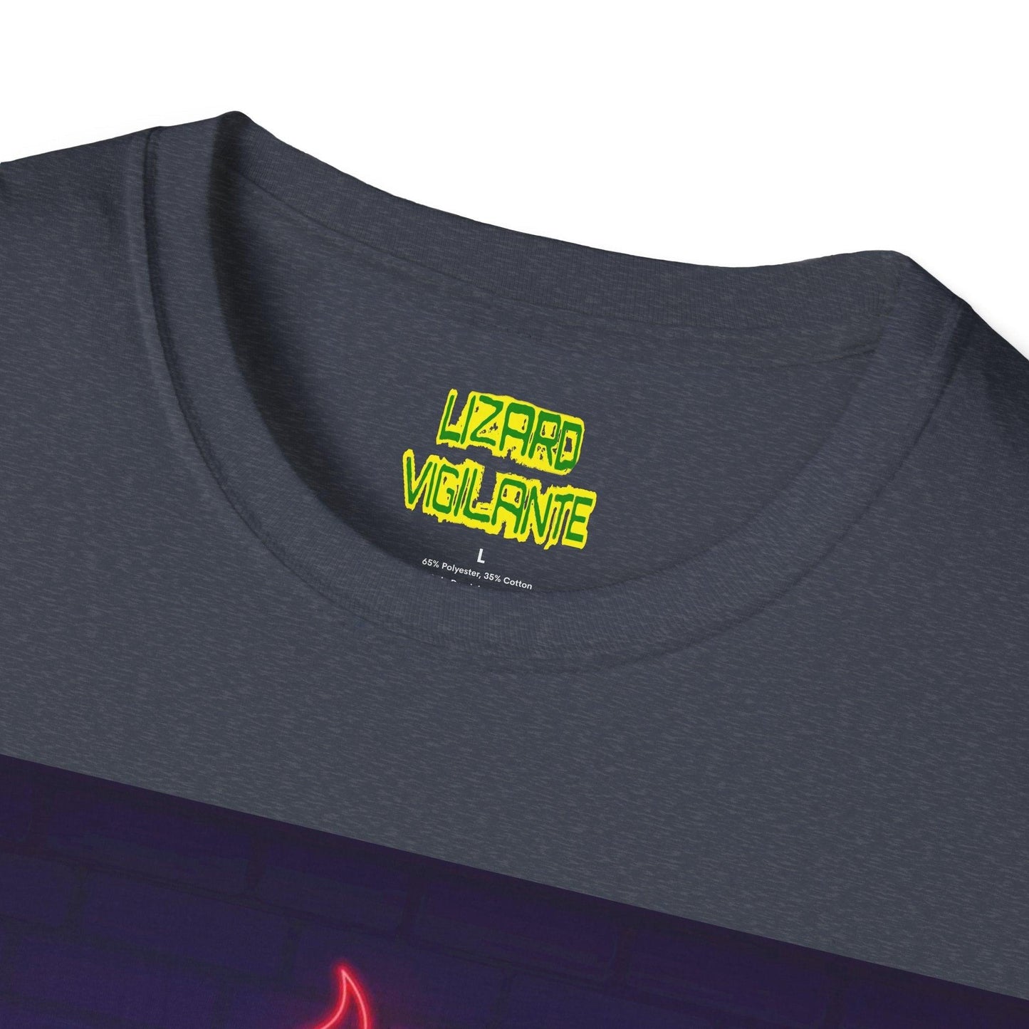 Neon Rock Festival Unisex Softstyle T-Shirt - Lizard Vigilante