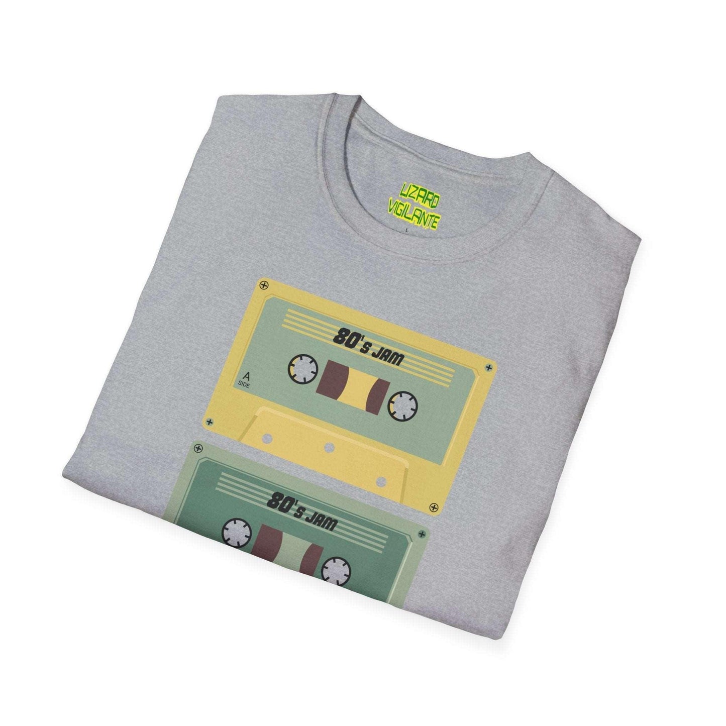 80s Jam MixTape Cassettes Unisex Softstyle T-Shirt - Lizard Vigilante