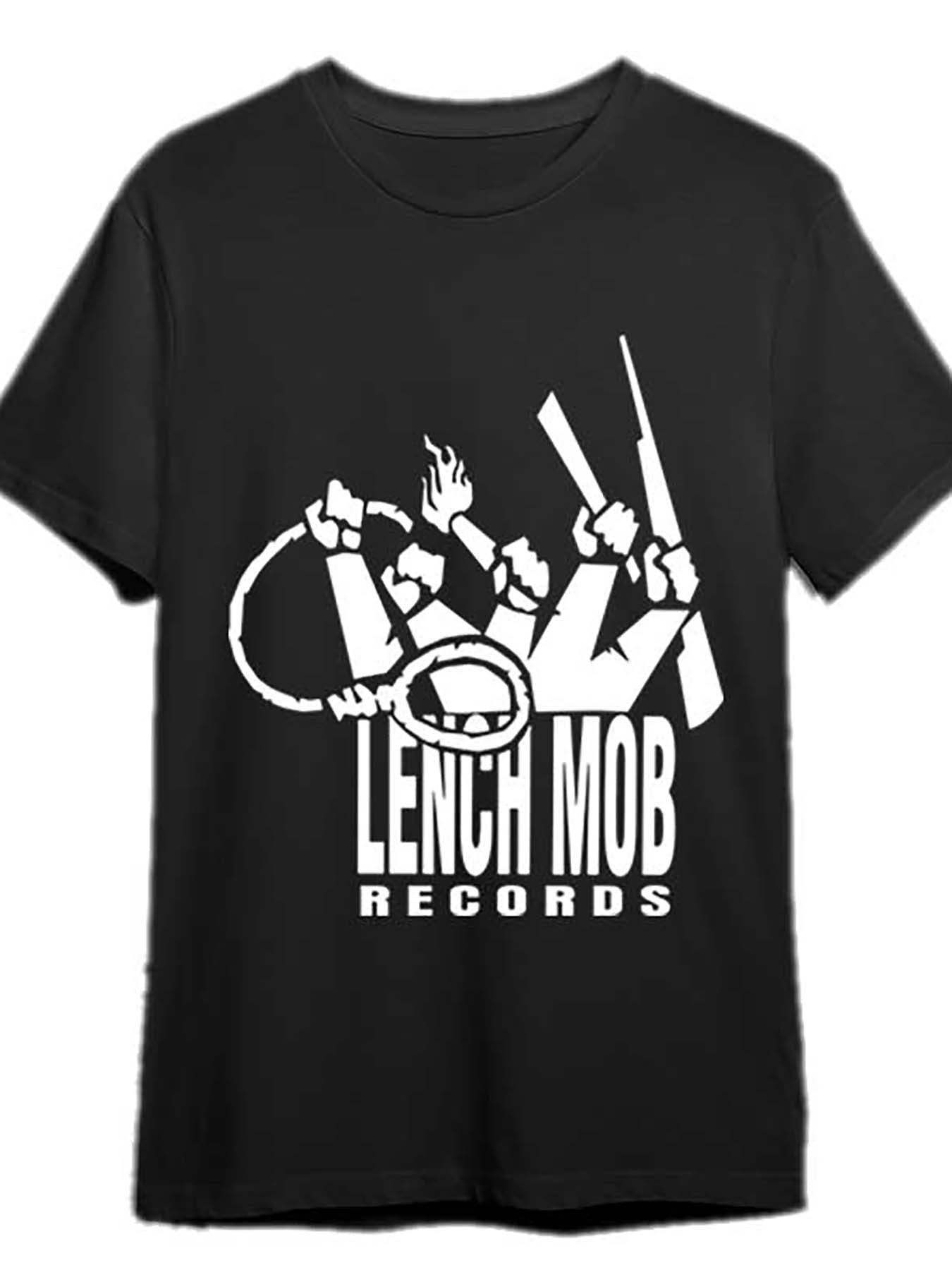 Lench Mob Classic T-Shirt – Men’s Short Sleeve Black Graphic Tee, Bold Urban Streetwear Statement - Premium  from Lizard Vigilante - Just $23.88! Shop now at Lizard Vigilante