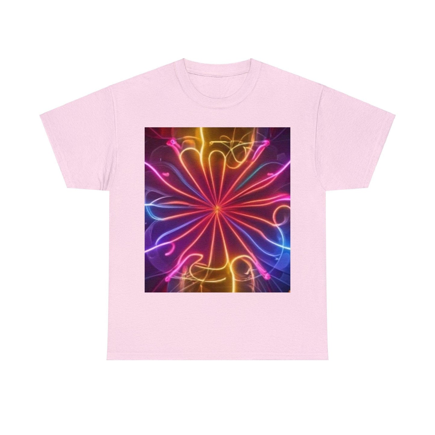 Neon Flower Unisex Heavy Cotton Tee - Lizard Vigilante