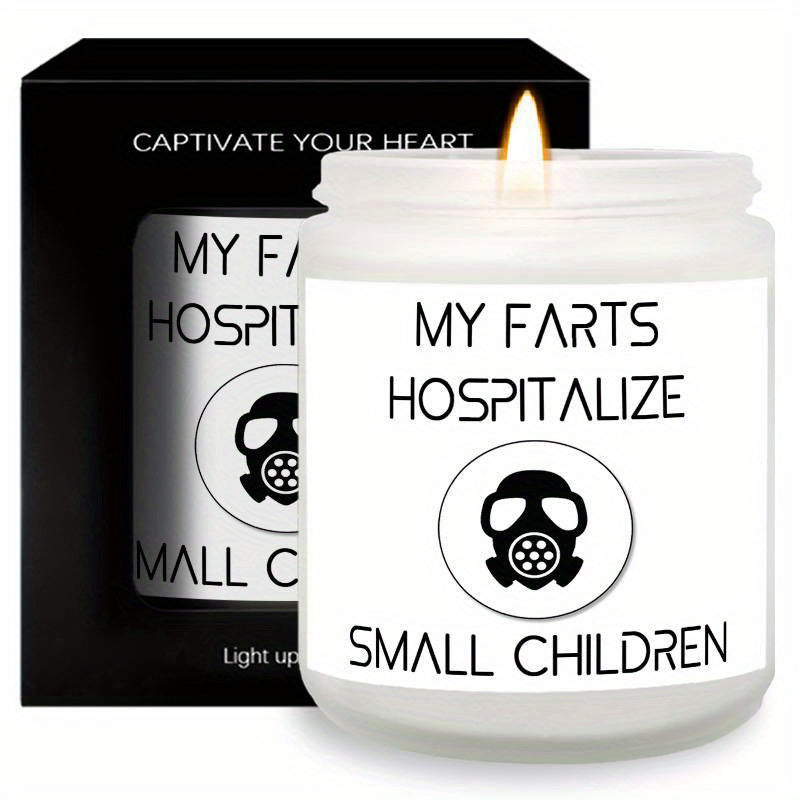 Funny Fart Gag Prank Lavender Scented Candle – Heartfelt & Humorous Gift for Friends, Family, Clergy - Premium candle from Lizard Vigilante - Just $19.99! Shop now at Lizard Vigilante