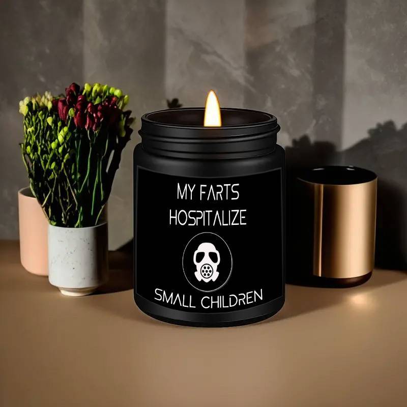 Funny Fart Gag Prank Lavender Scented Candle – Heartfelt & Humorous Gift for Friends, Family, Clergy - Premium candle from Lizard Vigilante - Just $19.99! Shop now at Lizard Vigilante