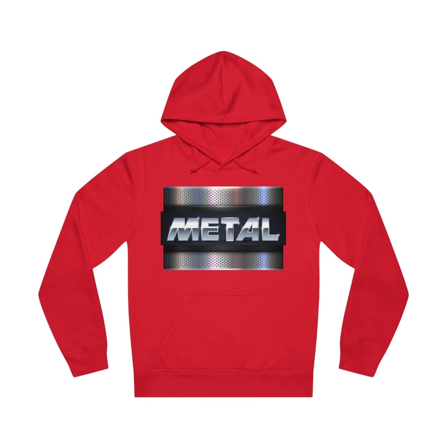 Metal Plate Unisex Drummer Hoodie - Lizard Vigilante