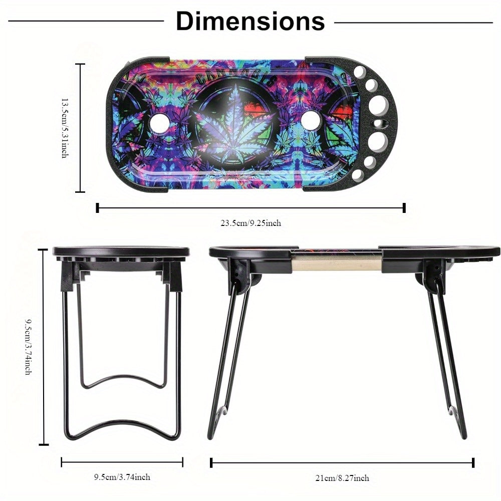 King Size & 1 1/4 Size Pre Rolled Cones Metal Rolling Tray - Foldable Stand Cone Filler with Brush, Placement Device, and Cone Loader for Efficient Pre Roll Machine Use - Premium  from Lizard Vigilante - Just $10.99! Shop now at Lizard Vigilante