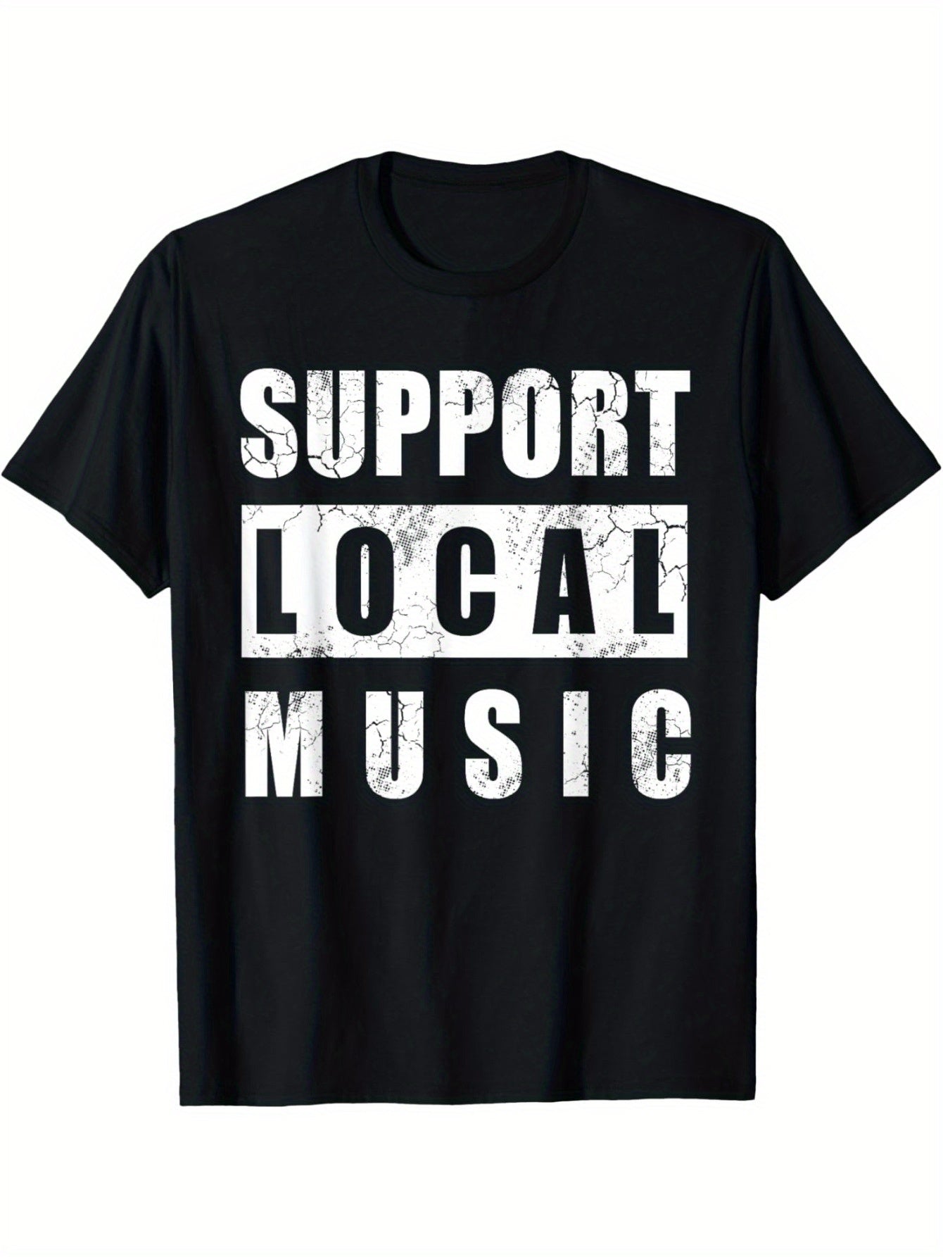 Support Local Music T-Shirt – Empower Your Community, Unisex Graphic Tee for Music Lovers - Premium T-Shirts from dsers - Just $24.99! Shop now at Lizard Vigilante