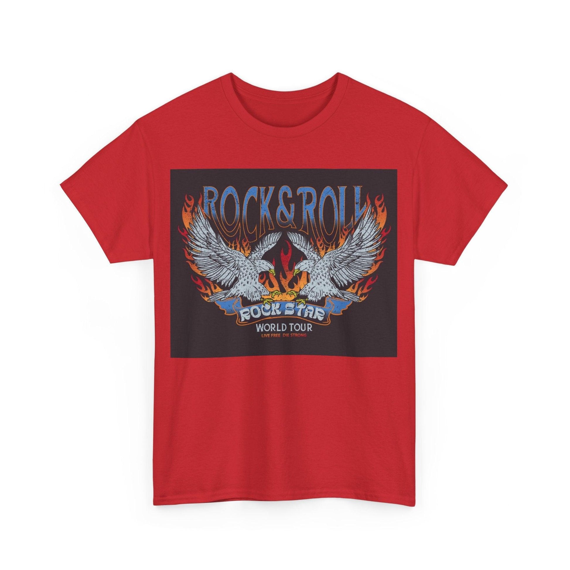 Rock & Roll Rock Star Unisex Heavy Cotton Tee - Lizard Vigilante