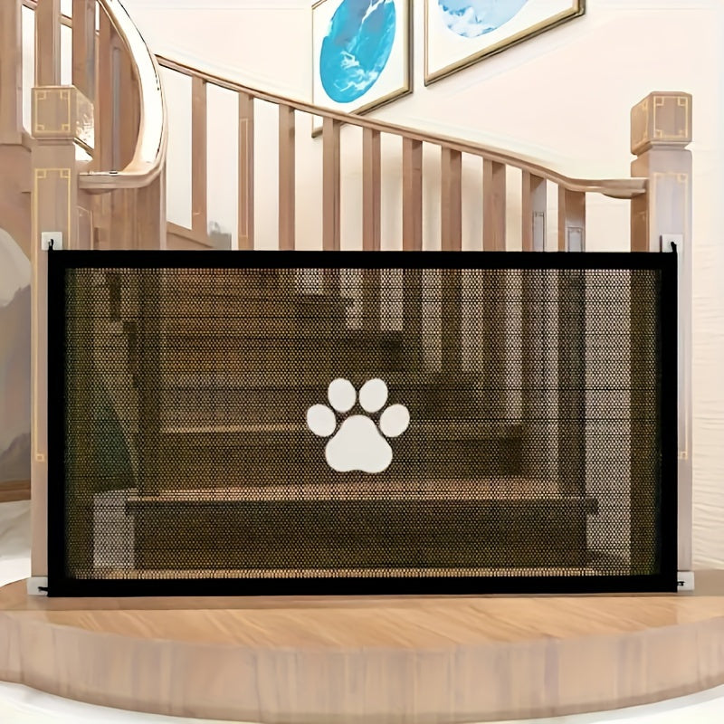 Expandable Safety Pet Gate Plus – Durable PE Mesh, Portable Indoor & Outdoor Pet Barrier, Adjustable and Easy-Install Design for Doorways, Stairs, and More - Premium  from Lizard Vigilante - Just $18.88! Shop now at Lizard Vigilante