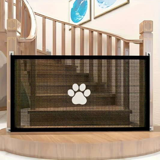 Expandable Safety Pet Gate Plus – Durable PE Mesh, Portable Indoor & Outdoor Pet Barrier, Adjustable and Easy-Install Design for Doorways, Stairs, and More - Premium  from Lizard Vigilante - Just $18.88! Shop now at Lizard Vigilante