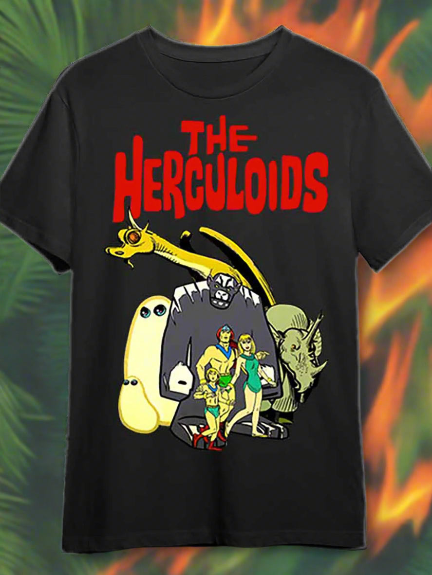 The Herculoids 1967 Classic Cartoon Retro Vintage T-Shirt – Nostalgic Men’s Short Sleeve Graphic Tee | Casual Cartoon Collection - Premium tee from Lizard Vigilante - Just $22.99! Shop now at Lizard Vigilante