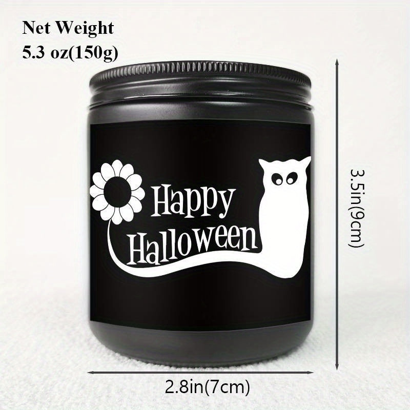 1Pc Halloween Scented Candle 5. 3Oz Soybean Wax Spooky Gift Idea For Women Men Mom Dad Grandma Friend Coworker Nurse Teacher Mentor Dentist Worker Pastor Boss Manager Autumn Harvest Festival Thanksgiving Unique Funny Special