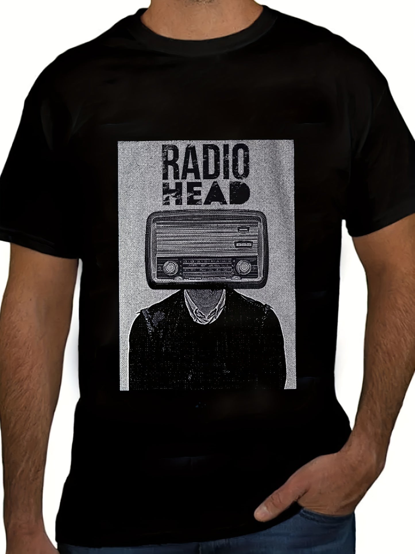 Vintage 90s Radiohead Creep T-Shirt – Classic Rock Album Cover Tee - Premium T-Shirt from Lizard Vigilante - Just $26.88! Shop now at Lizard Vigilante