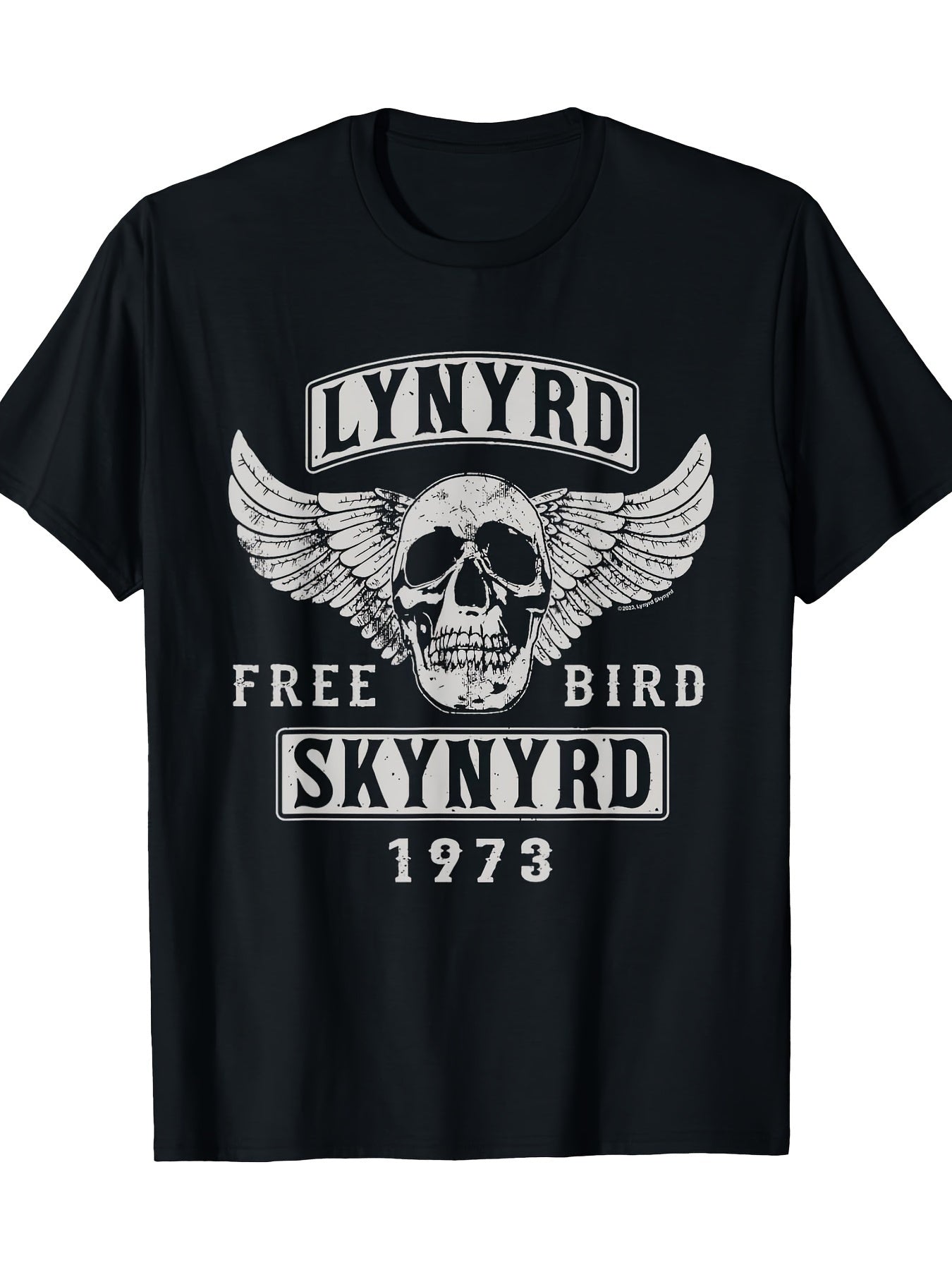 Free Bird Skynyrd Skull 1973 T-Shirt - Men's Street Style Tee - Premium T-Shirt from Lizard Vigilante - Just $26.99! Shop now at Lizard Vigilante