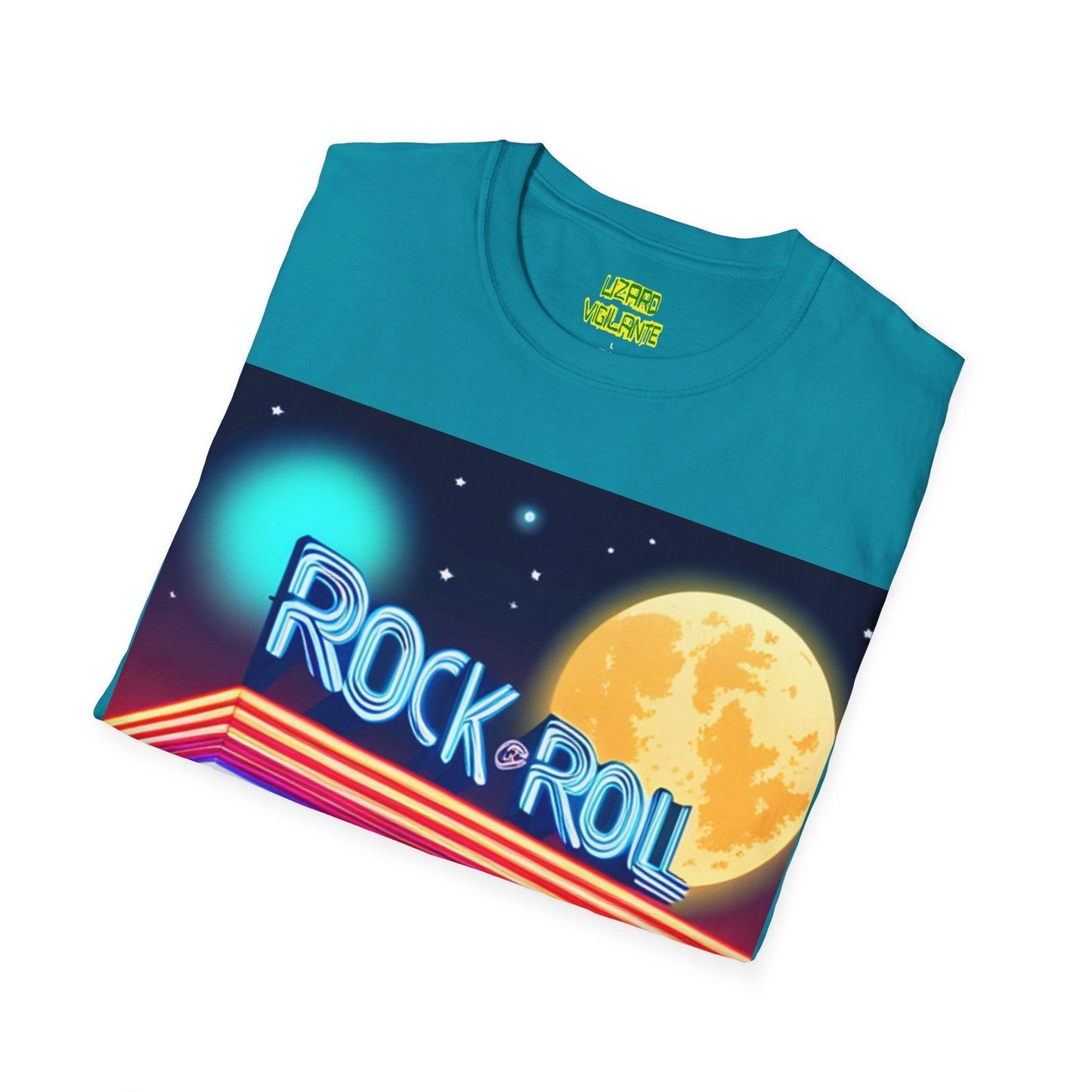 Rock*Roll Unisex Softstyle T-Shirt - Lizard Vigilante