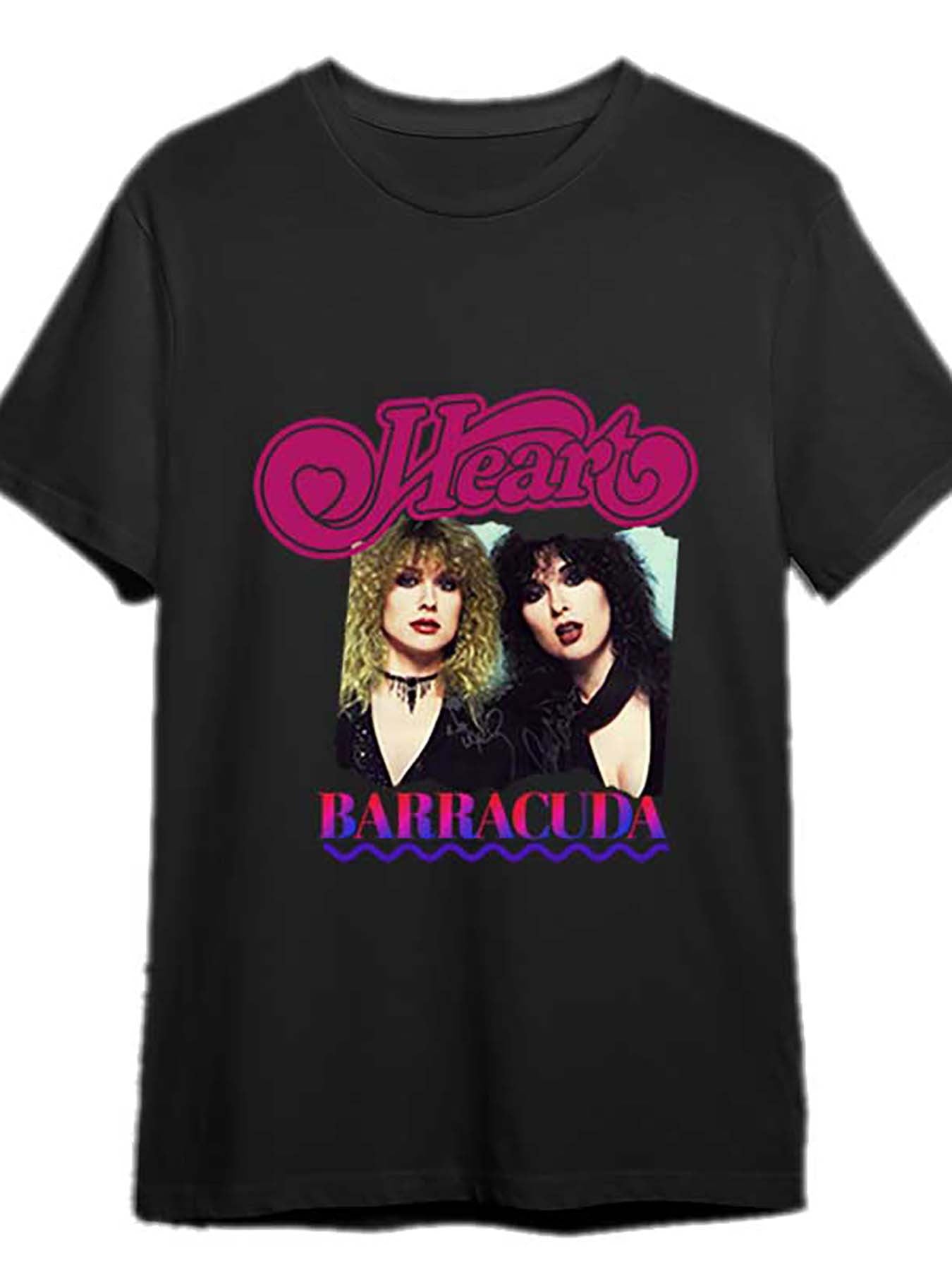 Classic Rock Band Heart T-Shirt - Retro 80's Gift - Premium T-shirt from Lizard Vigilante - Just $26.99! Shop now at Lizard Vigilante