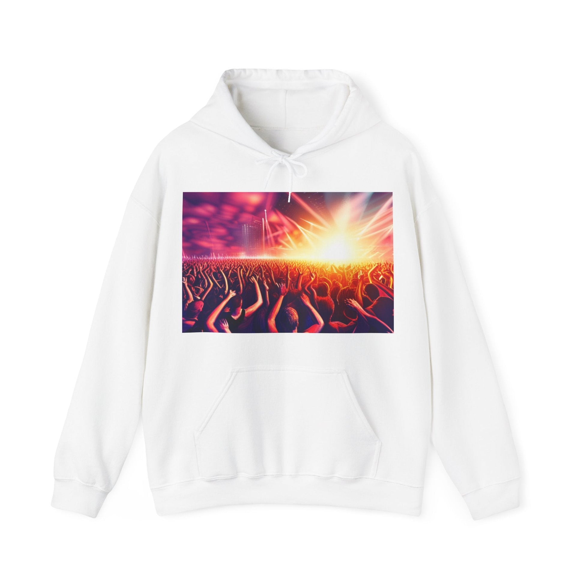 DJ/Rock/Country Concert Unisex Heavy Blend™ Hooded Sweatshirt - Lizard Vigilante