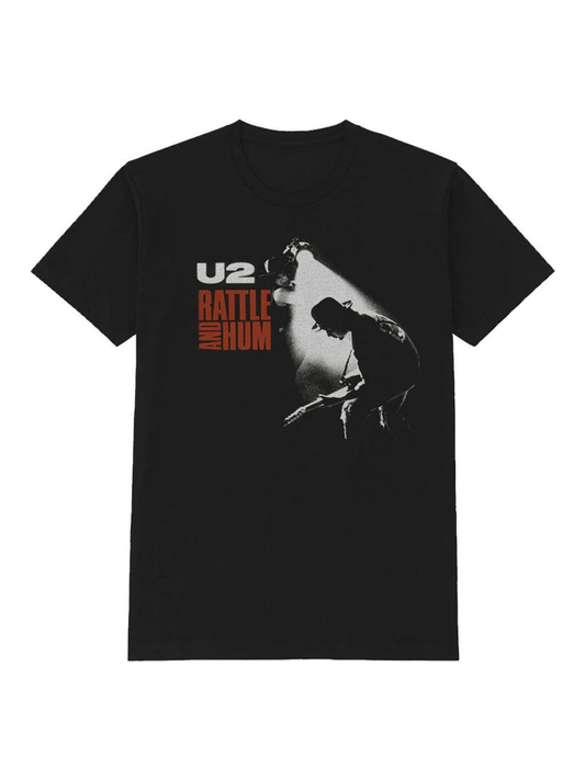 U2 Rattle & Hum T-Shirt - A Classic Rock Tee - Premium T-Shirt from Lizard Vigilante - Just $26.88! Shop now at Lizard Vigilante