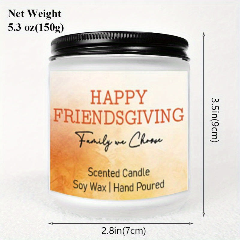 Lavender Scented Candle Fall Themed Orange Pumpkin Rustic Farmhouser Autumn Harvest Festival Thanksgiving Day Decoration Gift Ideas for Home Women Hostess Men Friends Friendship Friendsgiving Thankful Mom Wife Grandma Cute Ho