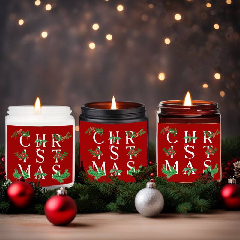 Merry Christmas Lavender Scented Candle Gift for Men Women Him Her Male Female Boyfriend Grilfriend Best Friend BBF Sister Bestie Brother Classmate Coworker Sister Mom Dad Family on Christmas Xmas Home Decoratin Funny Unique