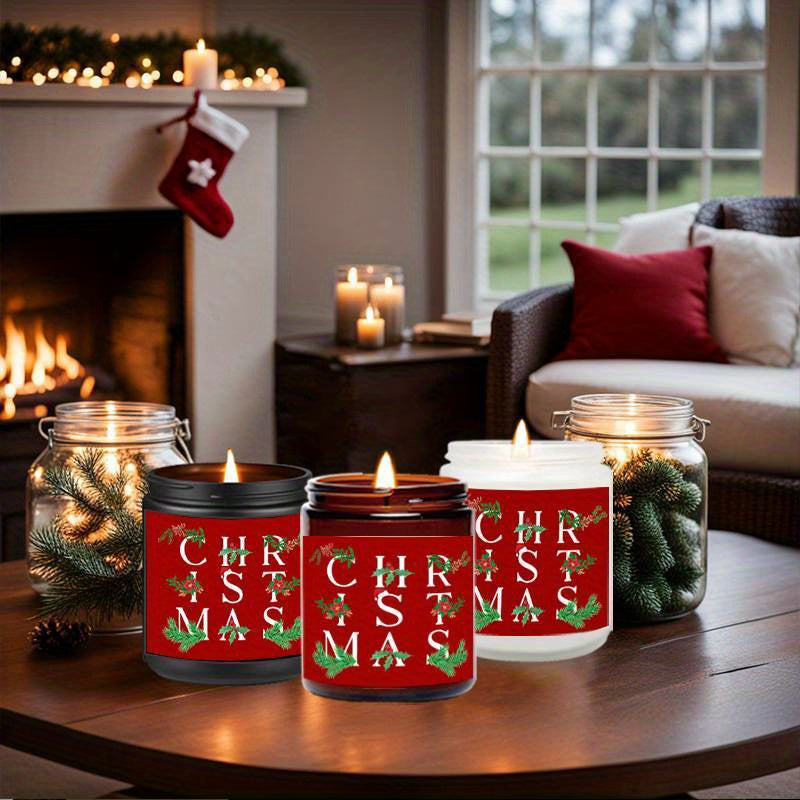 Merry Christmas Lavender Scented Candle Gift for Men Women Him Her Male Female Boyfriend Grilfriend Best Friend BBF Sister Bestie Brother Classmate Coworker Sister Mom Dad Family on Christmas Xmas Home Decoratin Funny Unique