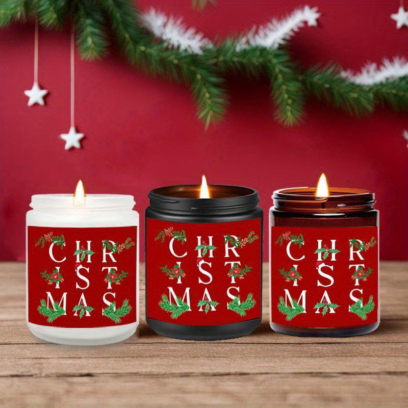 Merry Christmas Lavender Scented Candle Gift for Men Women Him Her Male Female Boyfriend Grilfriend Best Friend BBF Sister Bestie Brother Classmate Coworker Sister Mom Dad Family on Christmas Xmas Home Decoratin Funny Unique