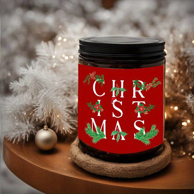Merry Christmas Lavender Scented Candle Gift for Men Women Him Her Male Female Boyfriend Grilfriend Best Friend BBF Sister Bestie Brother Classmate Coworker Sister Mom Dad Family on Christmas Xmas Home Decoratin Funny Unique