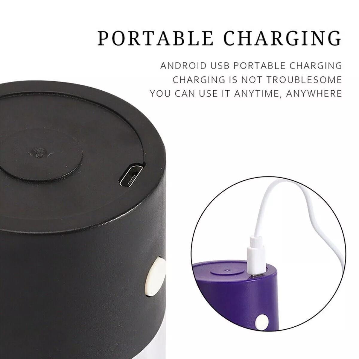 Portable Electric Auto Herb Tobacco Grinder Crusher Machine USB Rechargeable - Premium  from Lizard Vigilante - Just $9.99! Shop now at Lizard Vigilante