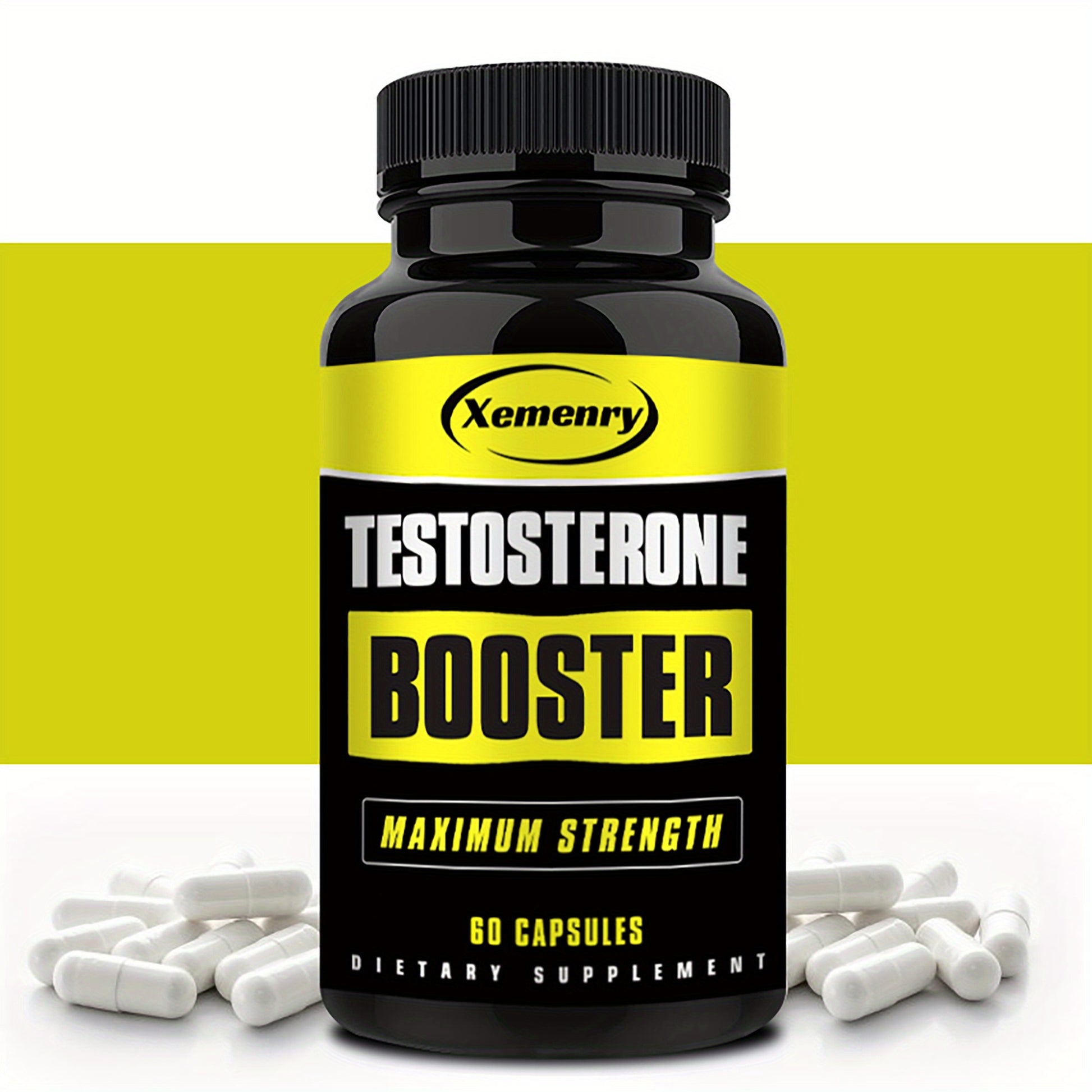 Testosterone Booster - Muscle Health, Energy, Testosterone Support for Men - 60 Capsules - Premium  from Lizard Vigilante - Just $23.99! Shop now at Lizard Vigilante