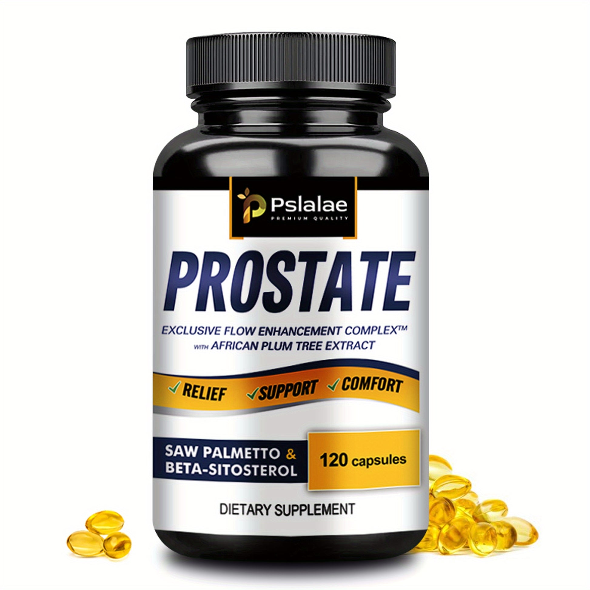 Prostate - with Saw Palmetto, Stinging Nettle, Pumpkin Oil - 120 Capsules - Premium  from Lizard Vigilante - Just $17.99! Shop now at Lizard Vigilante