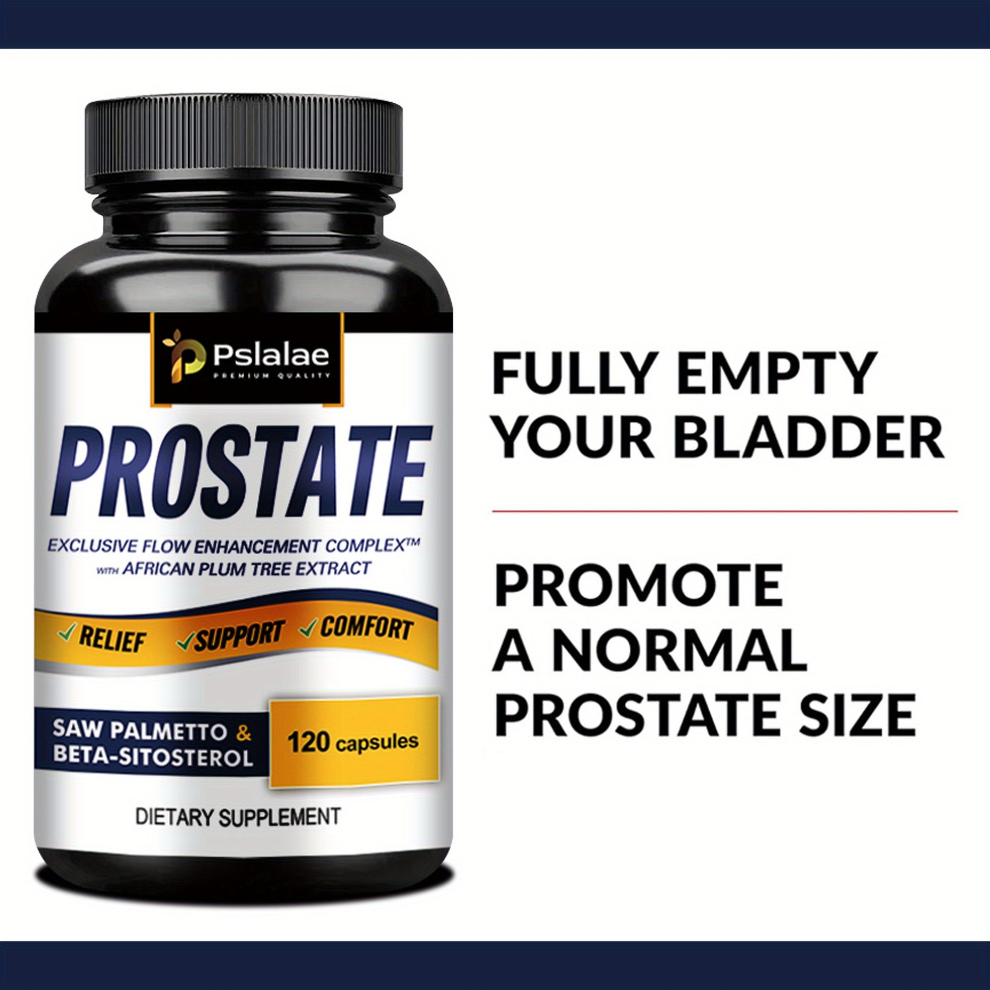 Prostate - with Saw Palmetto, Stinging Nettle, Pumpkin Oil - 120 Capsules - Premium  from Lizard Vigilante - Just $17.99! Shop now at Lizard Vigilante