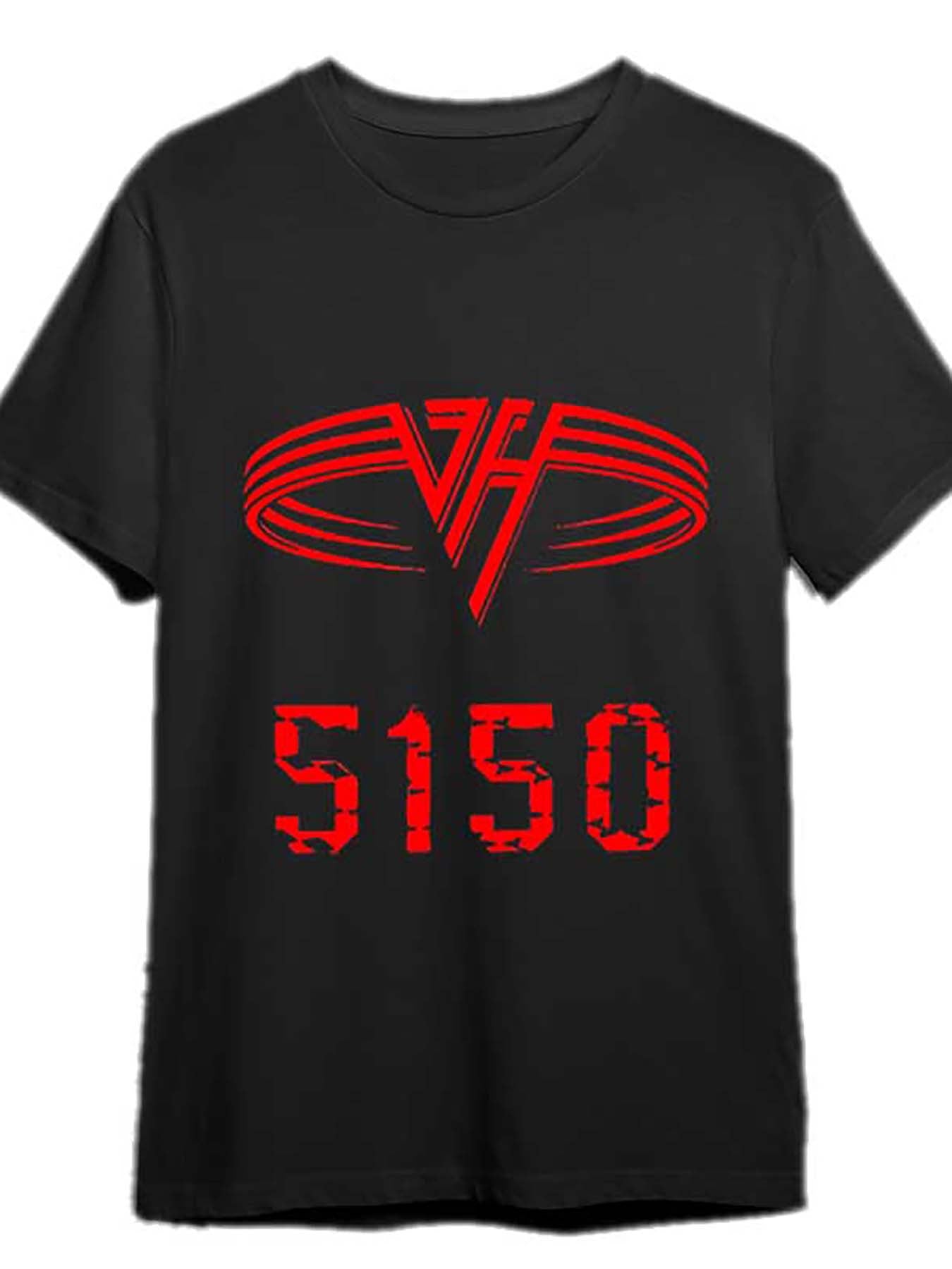 Van 5150 Logo T-shirt Sammy Hagar van Alex van 333832 Fun Men's Short Sleeve Pattern T-shirt Series Black PR - Premium  from Lizard Vigilante - Just $21.99! Shop now at Lizard Vigilante