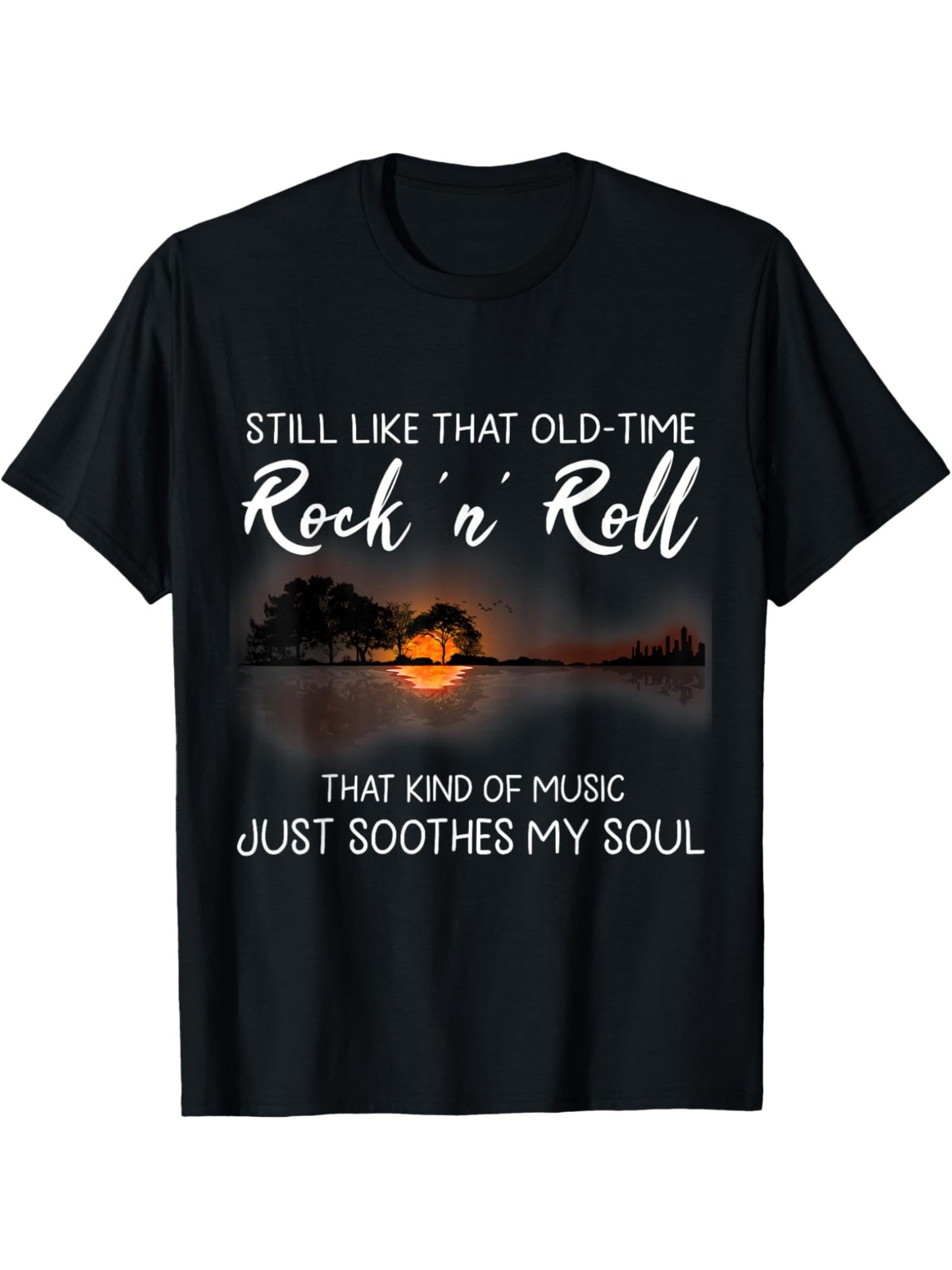 Still Like That Old Time Rock n Roll Music Guitar Hippie T-Shirt Rock Band T-shirts - Premium T-Shirt from Lizard Vigilante - Just $26.88! Shop now at Lizard Vigilante