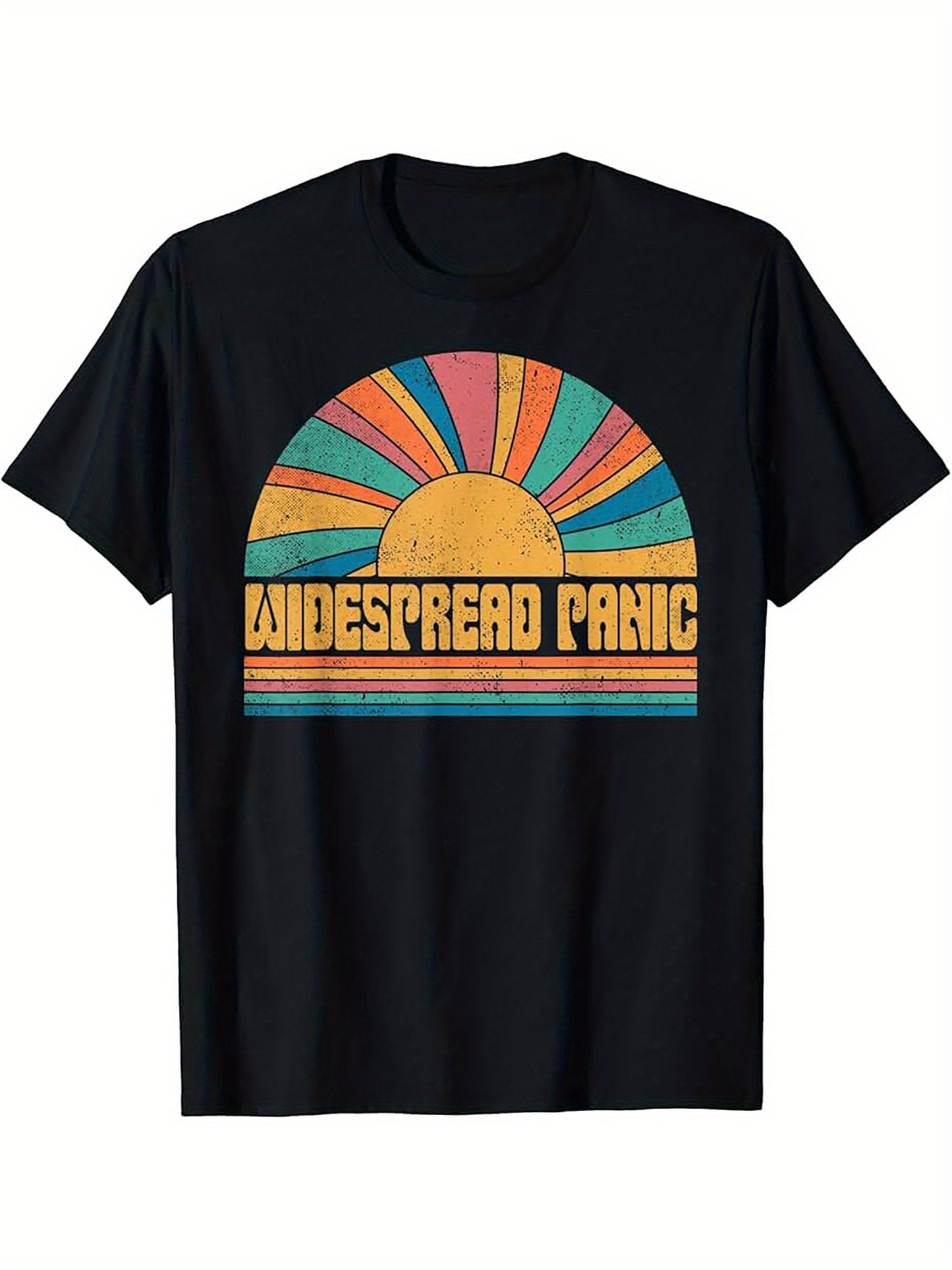 Widespread Panic Classic Fit Organic Cotton T-Shirt - Retro Chill Vintage Pattern Tee - Premium T-shirt from Lizard Vigilante - Just $26.99! Shop now at Lizard Vigilante