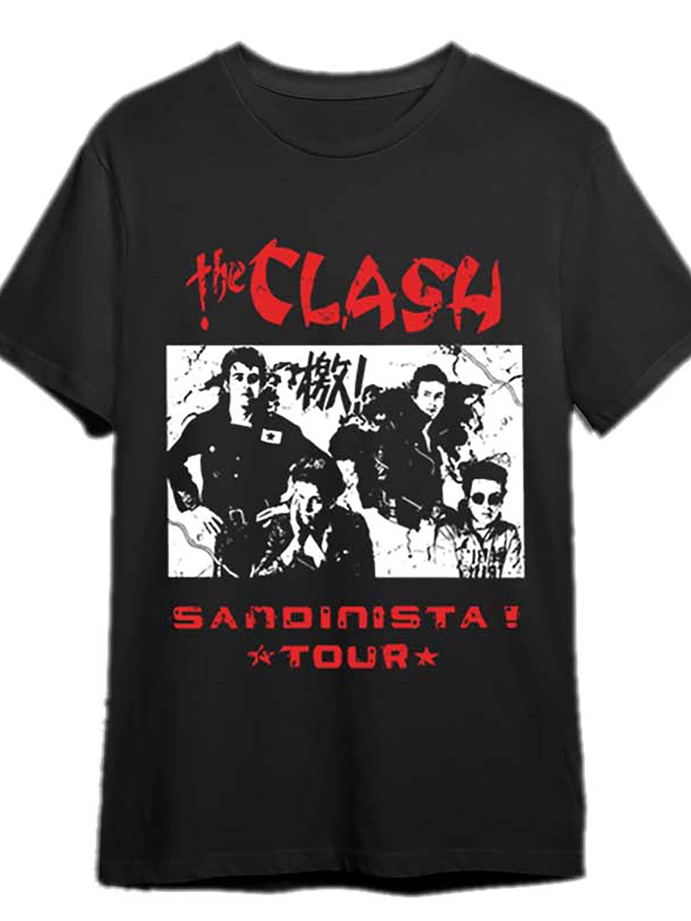 The Clash Sandinista Tour T-Shirt – Officially Authorized Retro Concert Tee for Adults, Men’s Short Sleeve Casual Graphic Shirt - Premium t-shirt from Lizard Vigilante - Just $23.88! Shop now at Lizard Vigilante