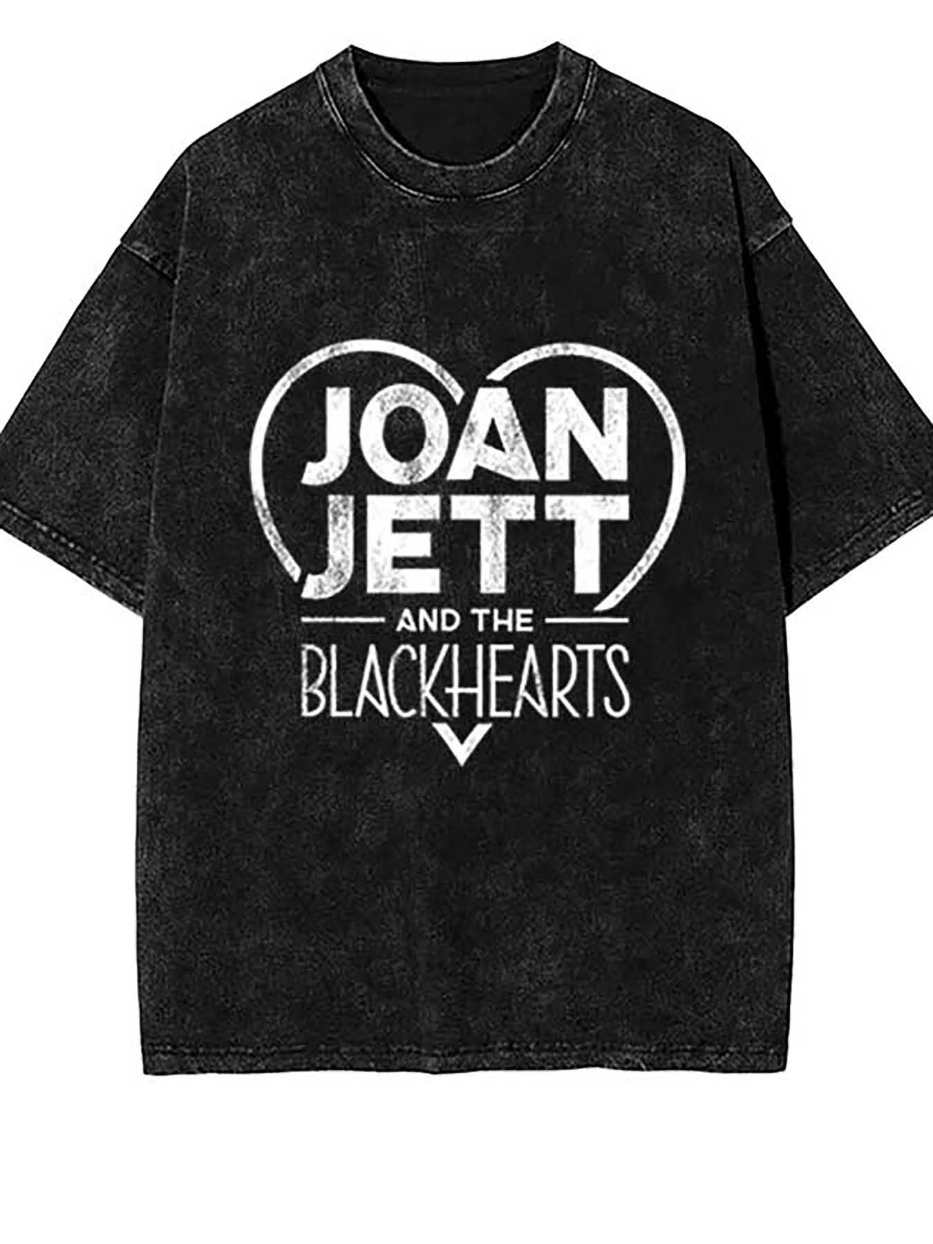 Joan Jett Vintage Distressed Spade Logo T-Shirt – Official Retro Design for Rock Fans - Premium t-shirt from Lizard Vigilante - Just $31.99! Shop now at Lizard Vigilante