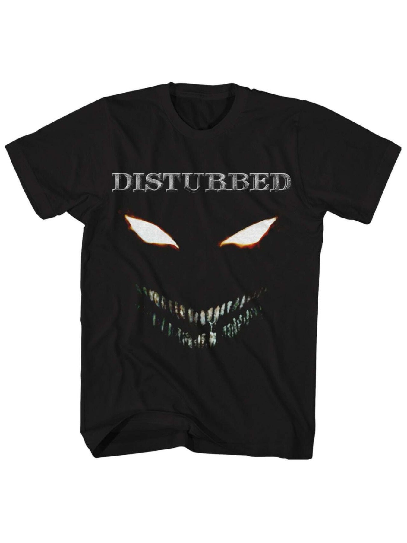 "Disturbed Face" Men's Rock Concert T-Shirt – 100% Cotton Casual Crew Neck Tee for True Rock Fans - Premium T-Shirt from Lizard Vigilante - Just $24.99! Shop now at Lizard Vigilante